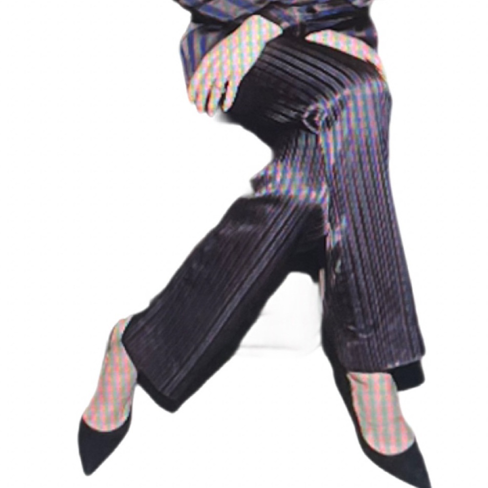 Carlisle New York Striped Satin Pants, NWT - Picture 5 of 11